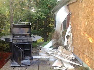 gas grill explosion